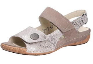 Beige H leest sandaal Waldläufer 342002