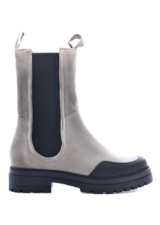 Taupe hoge dames chelsea boot Mjus