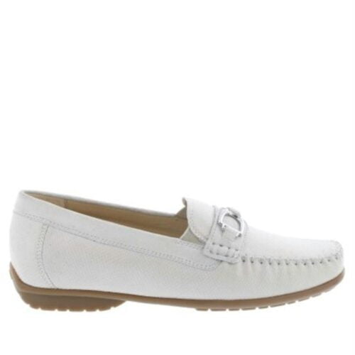 Dames instapper in off-white leer Cortizia 66975