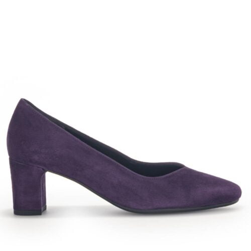 Paarse Gabor pump middenhoge hak 32.152.49
