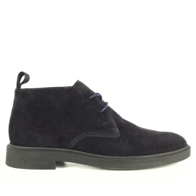 Donkerblauwe veterboot heren Blackstone wg80