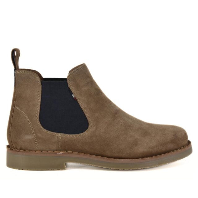 Chelsea boot in taupe suède US Polo MUST006