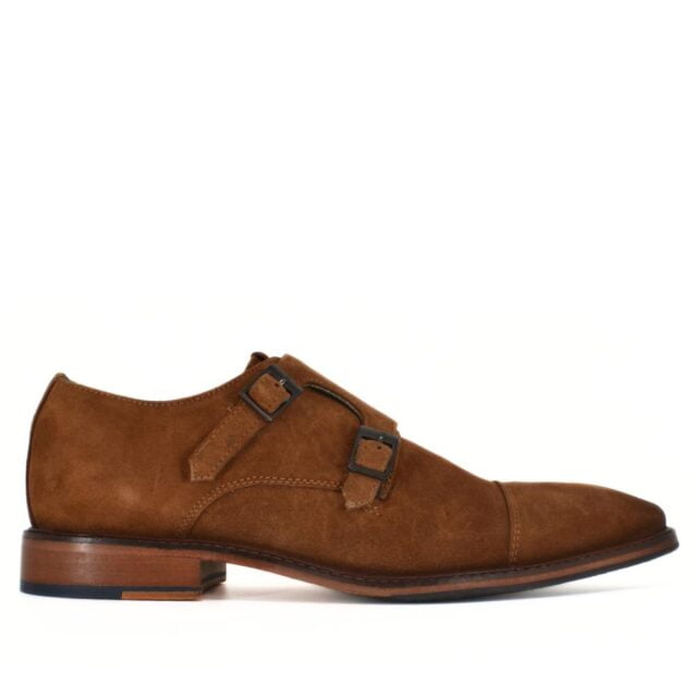 Gespschoenen cognac Jenszen 3903