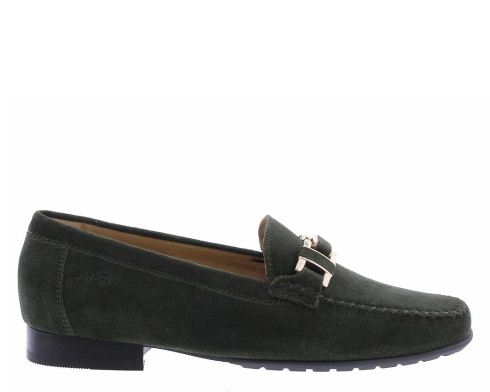 Cambria-Hw 69391 1 Sioux Cambria loafer in groen suède