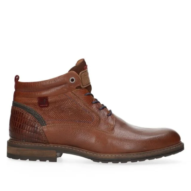 Australian cognac veterboot met uitneembaar voetbed