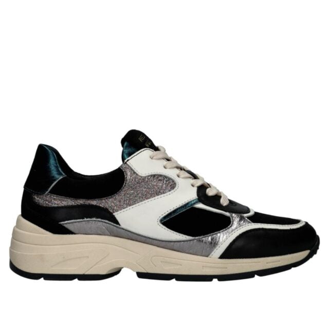 Sneaker in zwart/zilver combinatie Talla 03-04