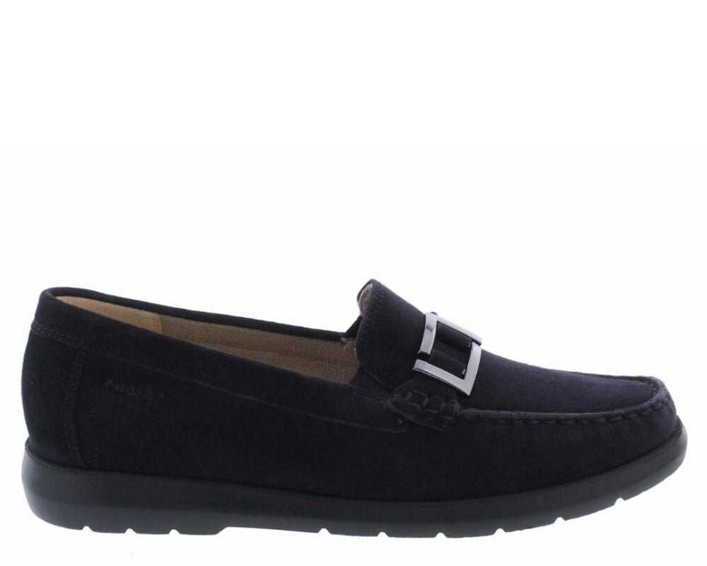 Cortizia-718-H-SC 69261 1 Instapper in blauw suède Cortizia 69261