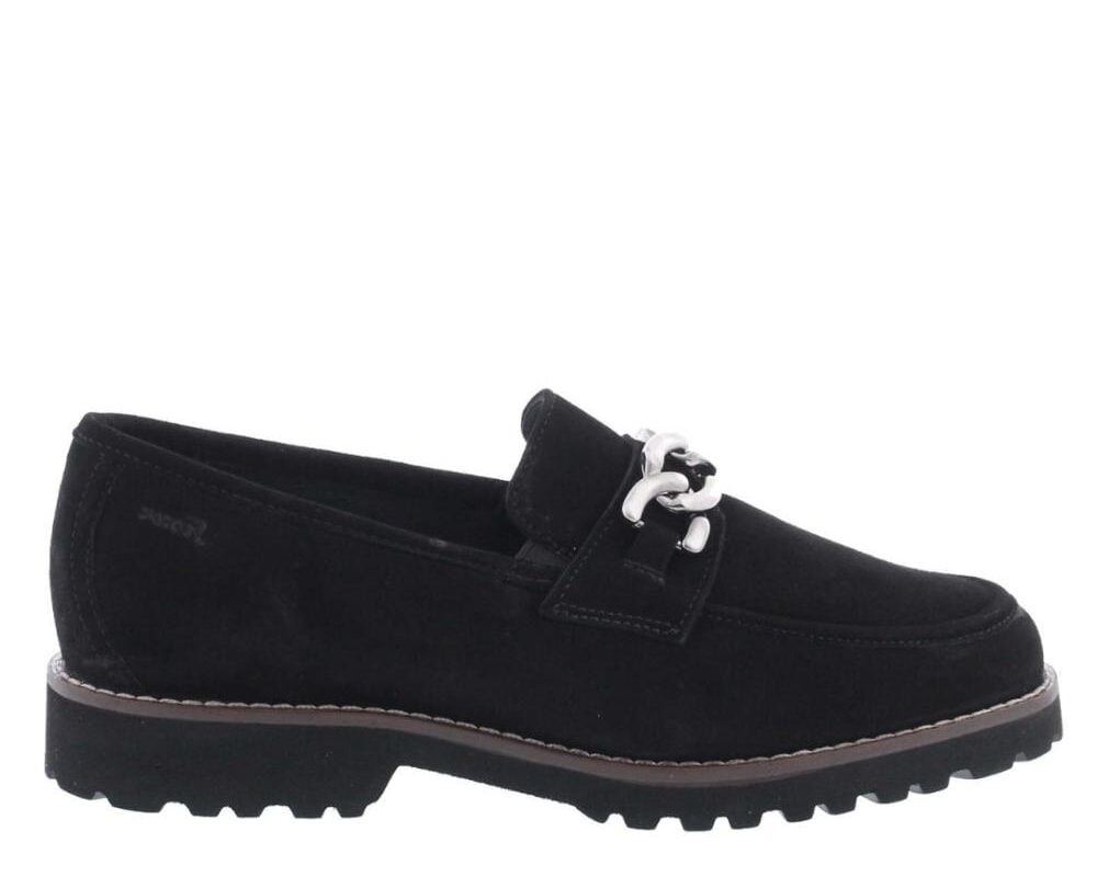 Meredith-734-H 67760 1 Loafer in zwart suède Sioux 67760
