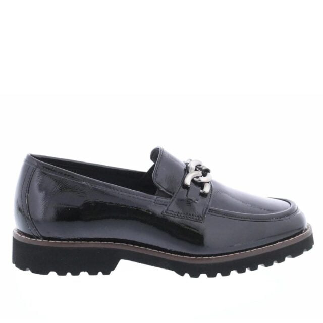 Loafer in zwart lakleer Sioux 67761