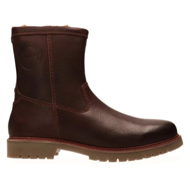 Warm gevoerde boot in bruin leer Australian