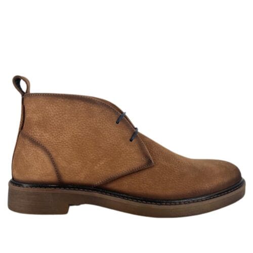 Veterboot in bruin grain nubuck