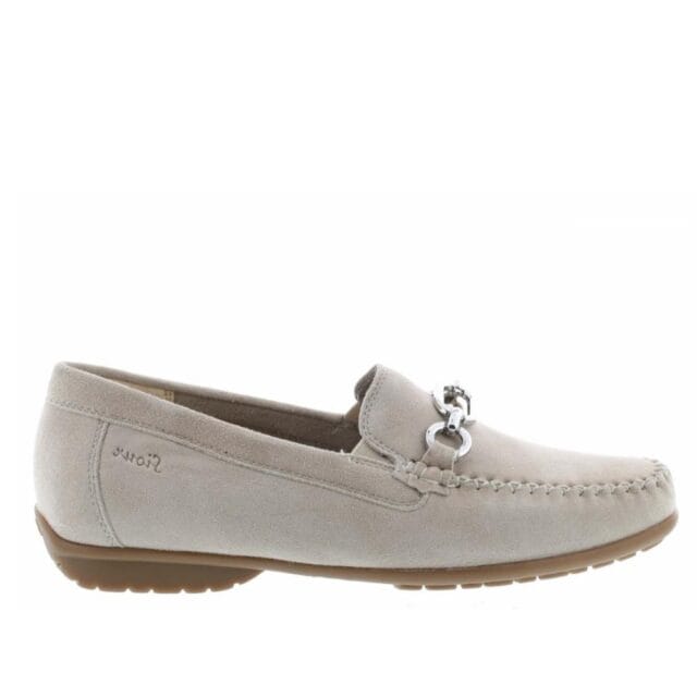 Beige instapper wijdte H dames Cortizia Sioux