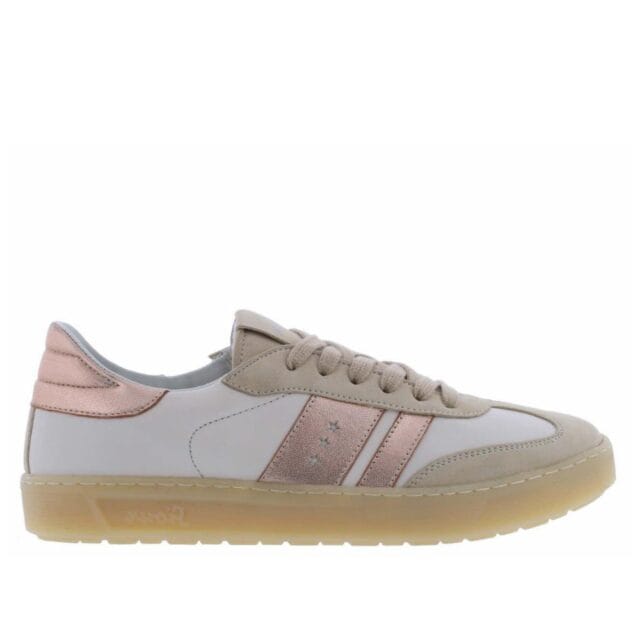 Sioux dames sneaker retro beige brons combinatie