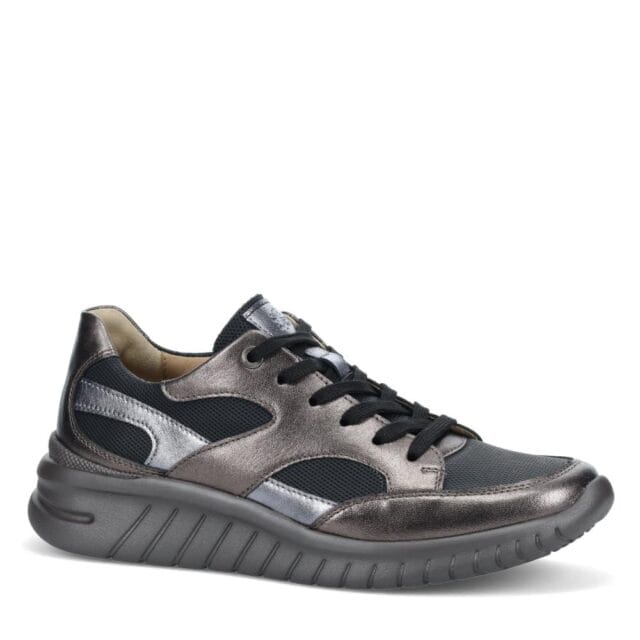 Lichtgewicht Hartjes sneaker voor dames in brons met leren voering en uitneembaar voetbed