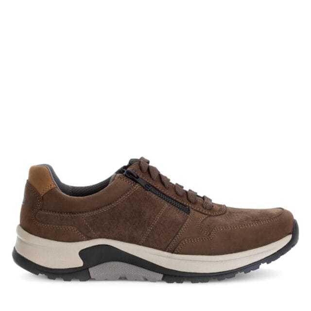 Bruine Gabor Rollingsoft heren sneaker met rits en uitneembaar voetbed – model 8000.22.02